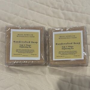 BRAND NEW Handcrafted Kojic & Mango Brightening Soap